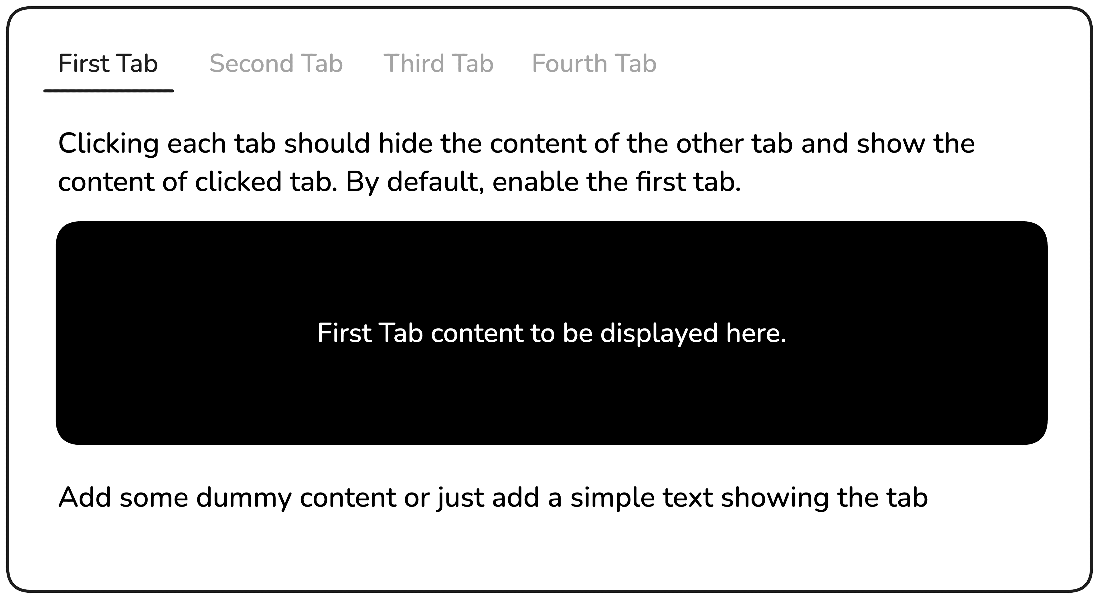 Tabs