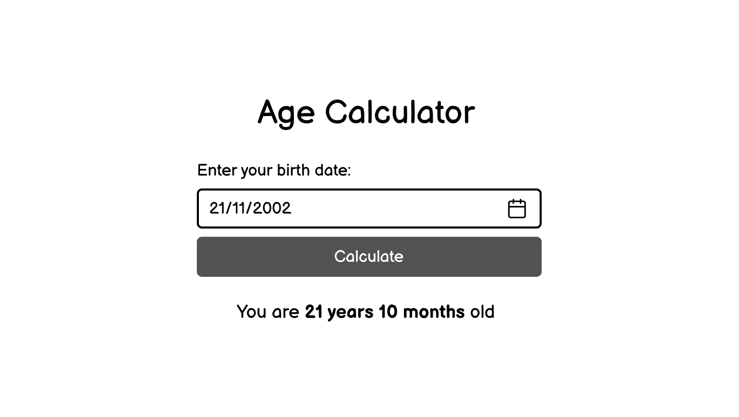 Age Calculator