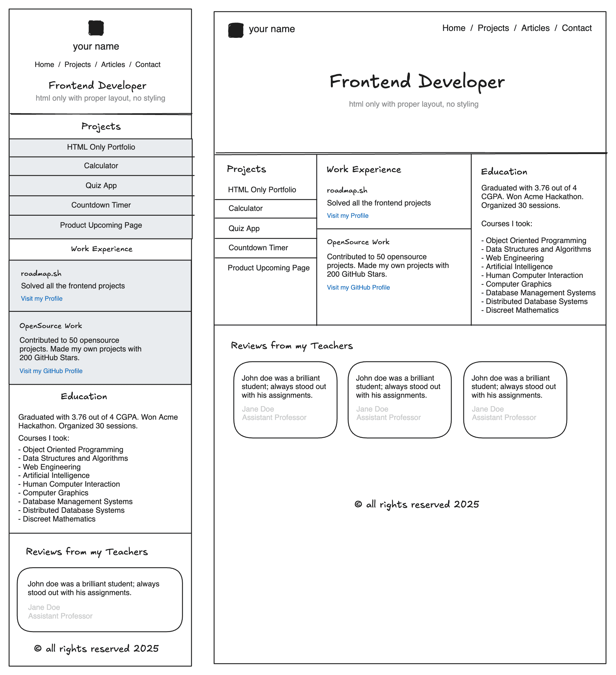 Personal Portfolio
